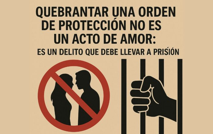 orden de protección - Somos Más